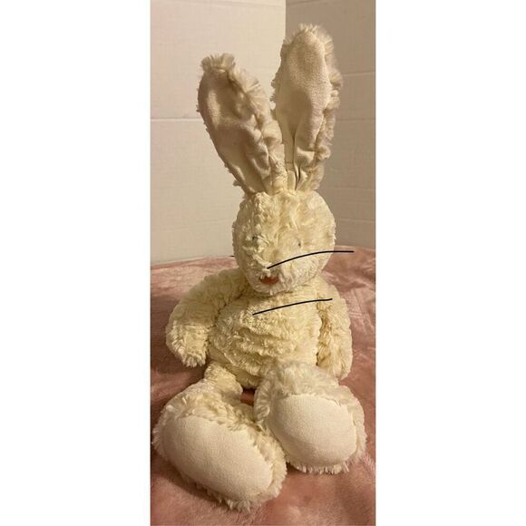 Jellycat Shaggy bunny Rabbit Perky Ears 15” Tall - Picture 1 of 9
